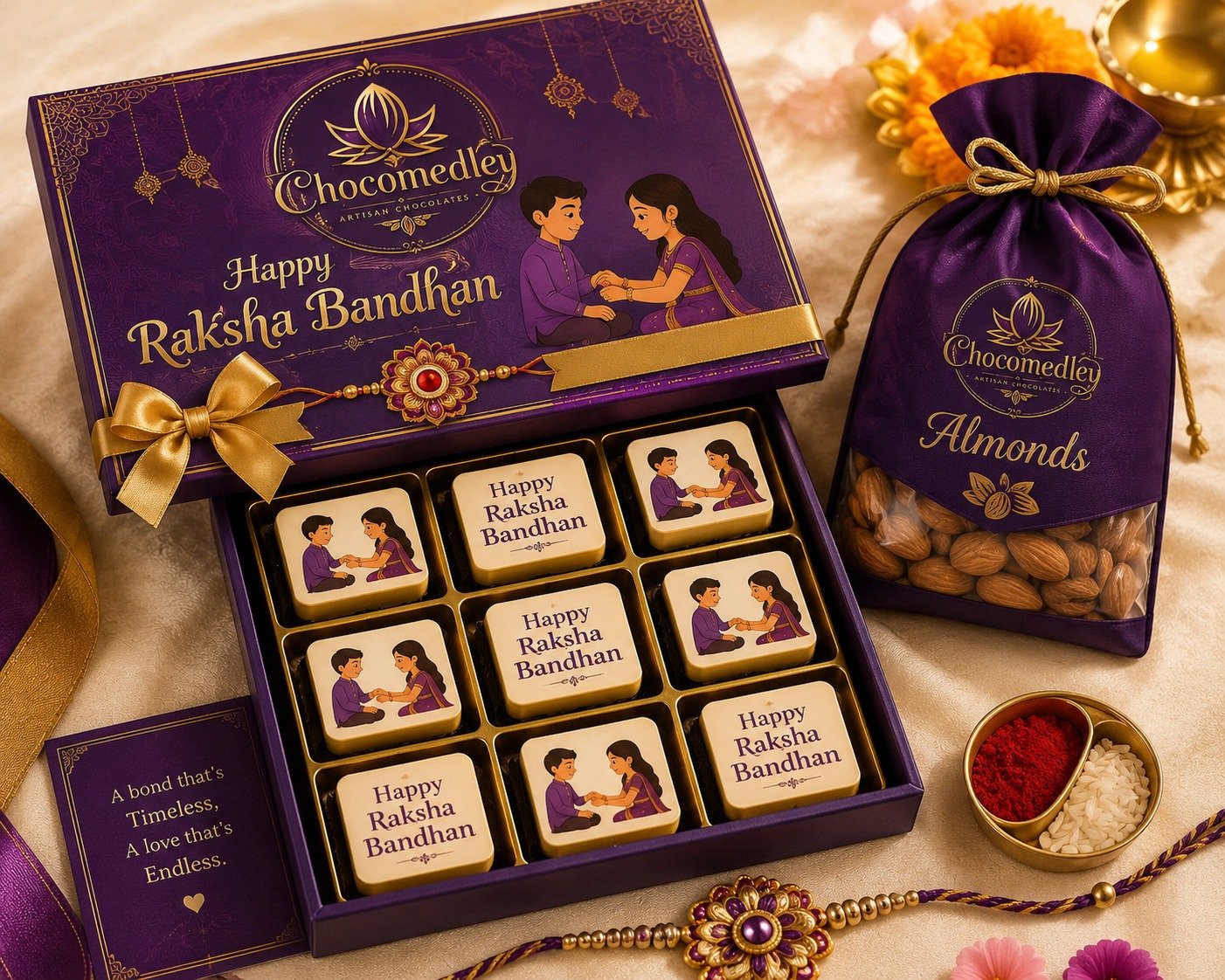 Rakhi Chocolate Hamper view 3
